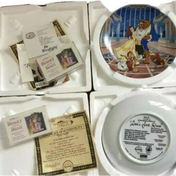 Beauty and the Beast Plate Collection with Certs - Picture 7 of 8